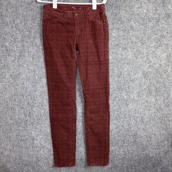 PrAna Pants Womens Size 4 Raisin Trinity Cord casual Organic - Picture 1 of 10